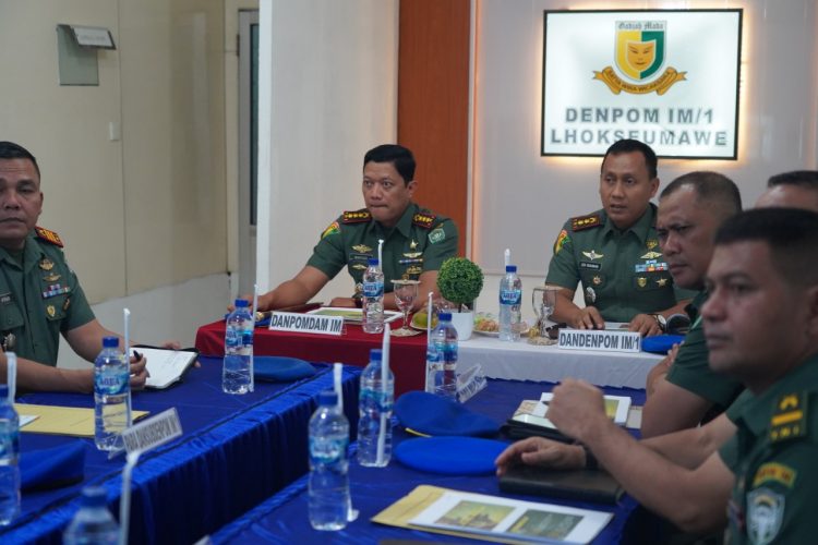 Kunjungan Kerja Danpomdam IM Kolonel Cpm Maryadi A.Md., beserta Ketua Persit KCK Ranting 5 Pom Cab III Pomdam Iskandar Muda dan Rombongan