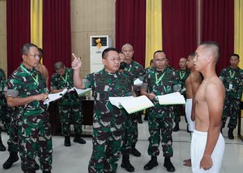 Kepala Staf Angkatan Darat (Kasad) Jenderal TNI Dr. Dudung Abdurachman, S.E, M.M., memimpin sidang Panitia Penentu Akhir (Pantukhir) Tingkat Pusat Penerimaan Calon Taruna dan Taruni Akademi Militer (Akmil) Tahun Anggaran 2022