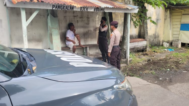 Pesonil Sat Samapta Polres Bangka Barat melaksanakan giat patroli rutin guna pemeliharaan Keamanan Dan Ketertiban Masyarakat secara masif dalam rangka Patroli Cipta Kondisi