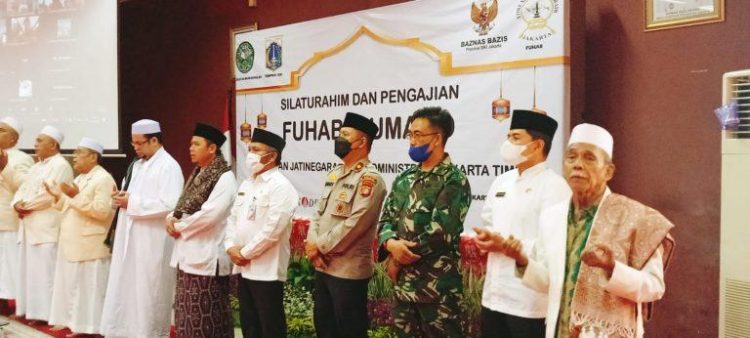 Kodim 0505/Jakarta Timur menghadiri acara Silaturahmi Forum Ulama Habaib dan Forkopimcam Jatinegara Jakarta Timur
