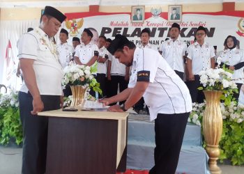 Jajaran kepengurusan Gerakan Nasional Pencegahan Korupsi Republik Indonesia (GNPK-RI) kecamatan Bulakamba telah resmi dilantik