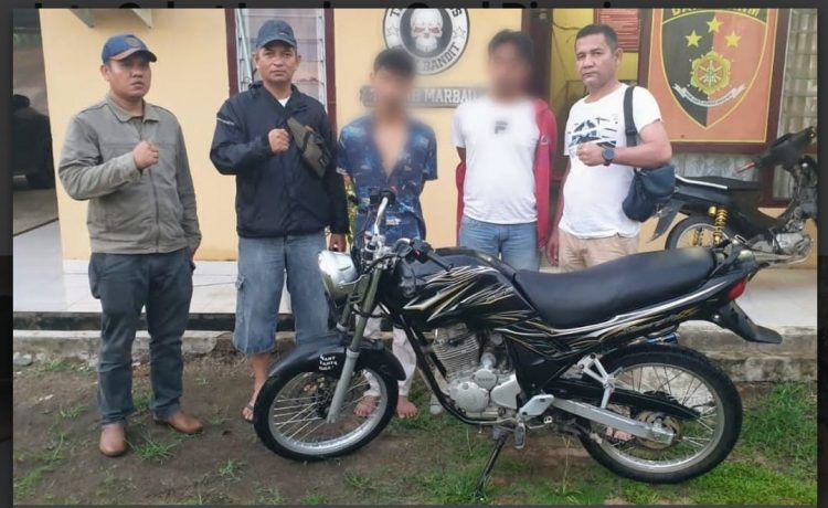 Dua pelaku pencurian kendaraan bermotor (curanmor) di Dusun III, Desa Perkebunan Brussel, Kecamatan Merbau, Kabupaten Labuhanbatu Utara, ditangkap polisi