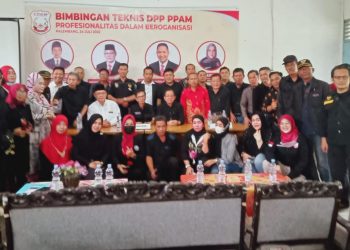 Organisasi DPP Persatuan Pejuang Aspirasi Masyarakat (PPAM) Kota Palembang, mengadakan BIMTEK Perdana di Gedung ASMI Sriwijaya