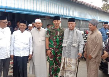 Dandim 0103/Aut Letkol Inf Hendrasari Nurhono S.I.P., M.I.P., menghadiri Acara Haul Ke 7 Alm. Tgk. H. Razali Hanafiah