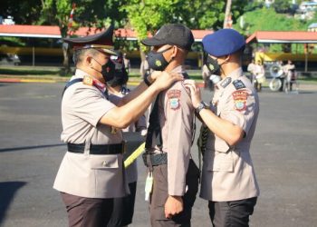 Kapolda Sulawesi Utara Irjen Pol Mulyatno memimpin upacara Pembukaan Pendidikan Pembentukan Bintara (Diktukba) Polri Gelombang II T.A. 2022