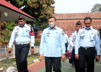 Kunjungan dari Inspektur Wilayah I Inspektor Jenderal Kementerian Hukum dan HAM, Icon Siregar