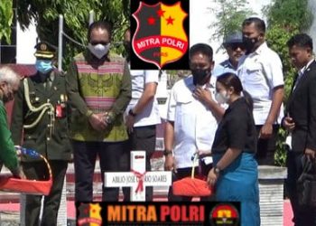 Presiden RDTL berziarah ke Taman Makam Pahlawan (TMP) Dharma Loka Kupang