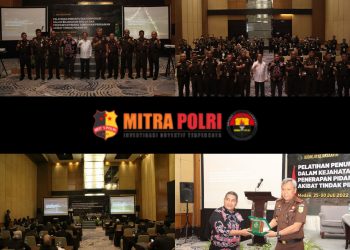 Kepala Badan Pendidikan dan Pelatihan (Kabandiklat) Kejaksaan RI Tony Tribagus Spontana didampingi Kepala Kejaksaan Tinggi (Kajati) Sumut Idianto, Senin (25/7/2022) membuka Pelatihan Penuntutan Pertanggungjawaban Korporasi dalam Kejahatan SDA-LH