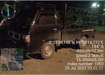 Barang Bukti Diduga Mobil Bodong