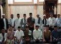 Letkol Inf Hendrasari Nurhono S. I. P., M. I. P., memberikan tausiyah pada rutinitas Safari shalat Subuh berjamaah kali ini dilaksanakan di Masjid AL Syuhada Mon Geudong Kec. Banda Sakti