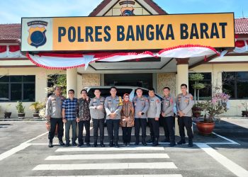 Polres Bangka Barat mendapat kunjungan dari Sekolah Tinggi Ilmu Kepolisian Polri/Perguruan Tinggi Ilmu Kepolisian (STIK/PTIK)