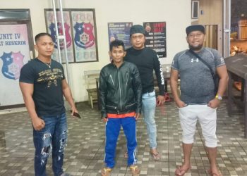 Tim Unit 2 Opsnal Polresta Manado mengamankan pelaku pencabulan terhadap anak dibawah umur