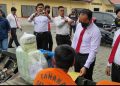 Tim Gabungan Ditresnarkoba Polda Sumut dan Polres Labuhanbatu mengungkap peredaran Narkotika jenis Sabu-Sabu dari perairan Selat Malaka