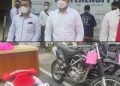 Sat Reskrim Polres Labuhanbatu mengamankan 2 pelaku pencurian sepeda motor milik anggota Polri