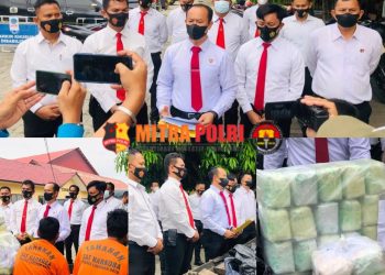Konferensi Pers Polres Labuhanbatu dan Ditresnarkoba Polda Sumut