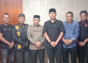 Dandim 0103/Aceh Utara Letkol Inf Hendrasari Sari Nurhono, S.I.P., M.I.P., kunjungi Haji Uma Anggota DPD RI Perwakilan Aceh di Buket Rata Kota Lhokseumawe