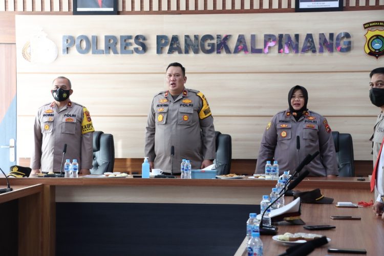 Zoom Meeting Taklimat Awal Audit Kinerja Itwasum Polri Tahap II T.A. 2022 Aspek Pelaksanaan dan Pengendalian di Polda Kep. Bangka Belitung