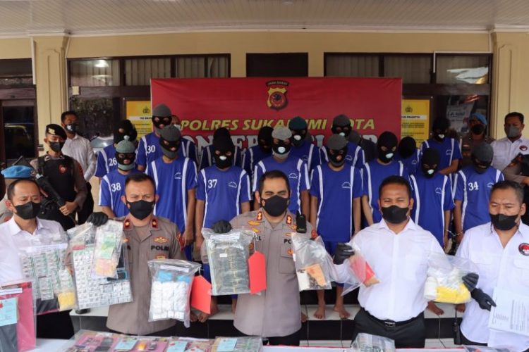 Konferensi Pers Polres Sukabumi