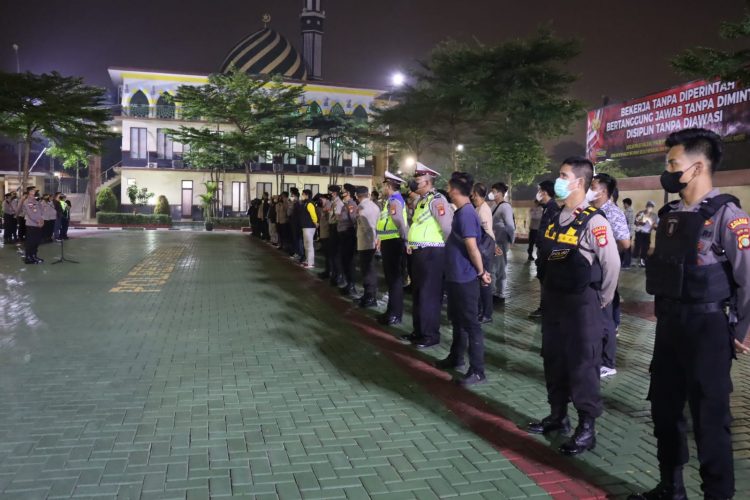Polres Tangerang Selatan secara rutin melaksanakan patroli kewilayahan