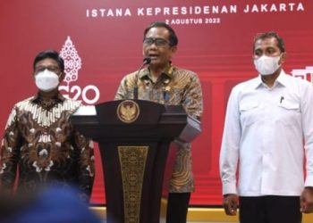 Menteri Koordinator Bidang Politik, Hukum, dan Keamanan (Menko Polhukam) Mahfud Md
