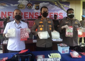 Press Release Sat Narkoba Polres Bangka