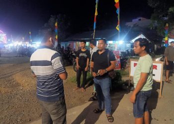 Satreskrim Polres Kuansing Lakukan koordinasi terhadap Petugas Parkir dan Pengurus Parkir Pasar Malam