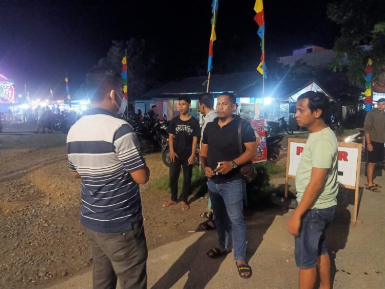 Satreskrim Polres Kuansing Lakukan koordinasi terhadap Petugas Parkir dan Pengurus Parkir Pasar Malam