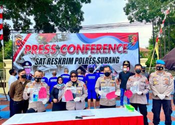 Konferensi Pers Polres Subang