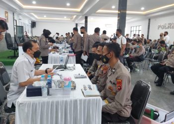 Itwasum wilayah II Polri melakukan audit terhadapat Polres Polres di jajaran Polda Kepulauan Bangka Belitung