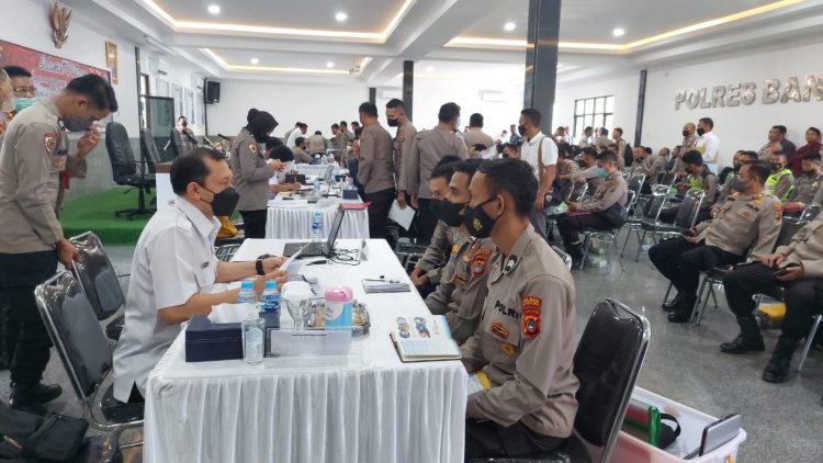 Itwasum wilayah II Polri melakukan audit terhadapat Polres Polres di jajaran Polda Kepulauan Bangka Belitung
