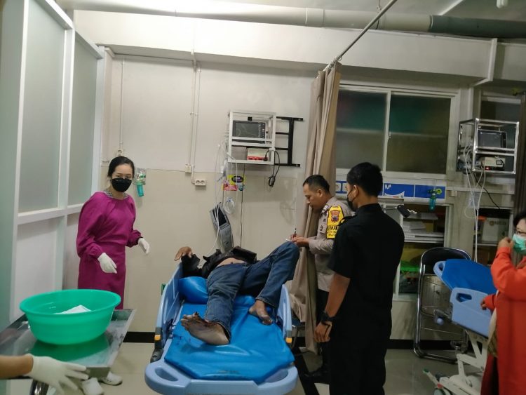 Seorang pengendara sepeda motor menjadi korban tabrak lari di jalan raya Desa Majasari