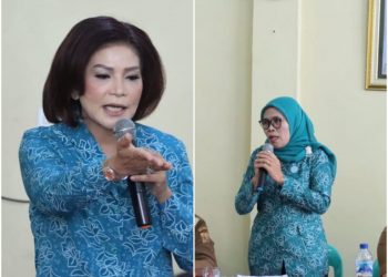 Tim Penggerak PKK Kabupaten Dairi melakukan pembinaan ke Desa Kaban Julu, Kecamatan Lae Parira