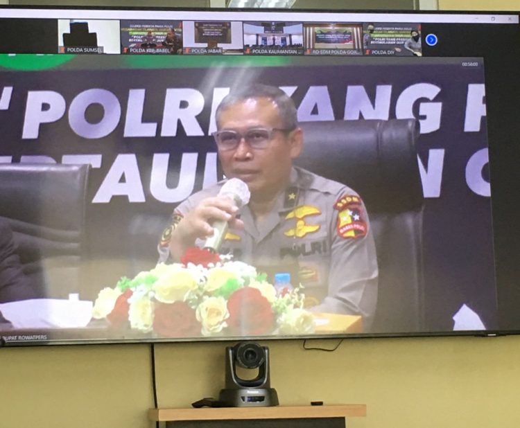 Markas Besar Kepolisian Republik Indonesia menggelar kegiatan lomba Musabaqoh Tilawatil Quran (MTQ) Tingkat Mabes Polri antar Polda Se Indonesia