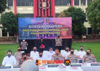 Konferensi Pers Polda Sumut