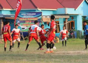 Tim Setwan Babel membuka laga pertamanya di Open Turnamen Muharam Cup 2022 dengan menang 1-0 atas tim Sinar Harapan