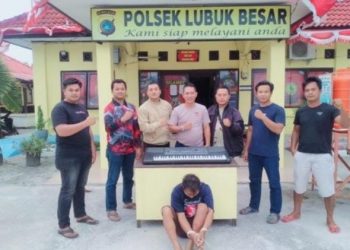 Amew (43) warga Kecamatan Lubukbesar, Kabupaten Bangka Tengah (Bateng) kembali diciduk polisi, karena kasus tindak pidana pencurian