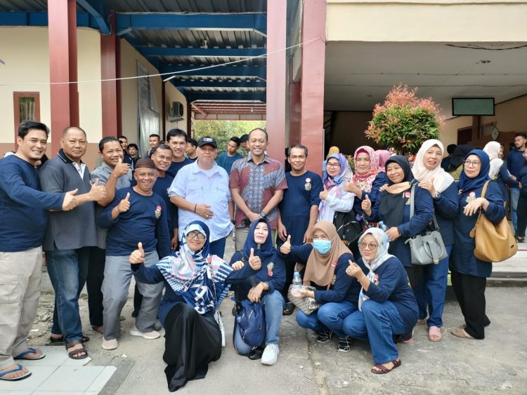 Kapolres Bangka Barat AKBP Catur Prasetiyo SIK menghadiri Acara Reuni Akbar SMA N 1 Muntok