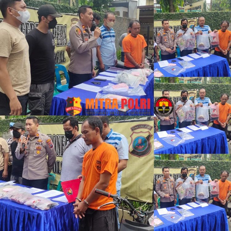Konferensi Pers Polsek Sunggal