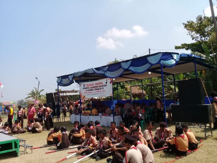 Perkemahan Jambore Ranting kwartir ranting kecamatan Dukuhturi