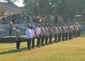 Apel Jam pimpinan tersebut dipimpin Oleh Kapolres Bangka AKBP Indra Kurniawan, S.H.,S.I.K.,M.Si dan dihadiri oleh Para Kabag, Kasat, Kasi, Perwira Polres Bangka, Kapolsek Jajaran