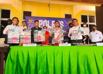 Konferensi Pers Polres Kuantan Singingi