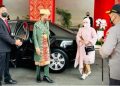 Presiden Joko Widodo beserta Ibu Iriana Joko Widodo tiba di Ruang Rapat Paripurna, Gedung Nusantara MPR/DPR/DPD RI, Jakarta