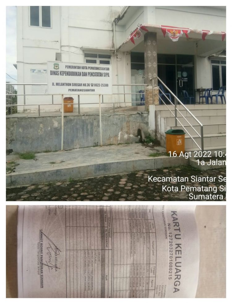 Kantor Dukcapil Pematangsiantar