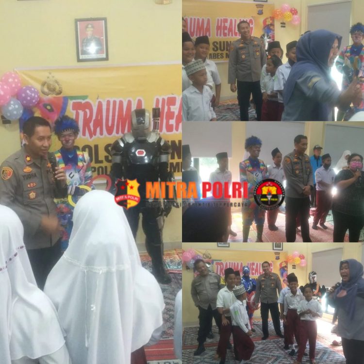 Polrestabes Medan lakukan penyembuhan trauma atau trauma healing terhadap para siswa