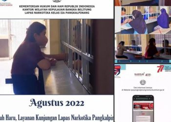 Layanan kunjungan tatap muka di Lembaga Pemasyarakatan (Lapas) maupun Rumah Tahanan (Rutan)