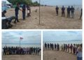 Koperasi Simpan Pinjam (KSP) MILITIA Cabang Naimata menggelar upacara bendera Merah Putih dalam rangka HUT ke-77 RI di Pantai Sulamanda