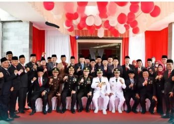 Peringatan HUT RI tingkat Kabupaten OKI di Kayuagung