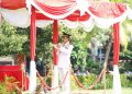 Bupati Pati Pimpin Upacara peringatan Hari Proklamasi Kemerdekaan Republik Indonesia ke 77 dilaksanakan di Alun-alun Kabupaten Pati