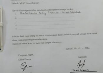 Dugaan Pungli di SDN 1 Kalisari, Pekon Kalisari, Kecamatan Wonosobo