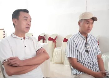 Direktur Utama PT. KAPU Kevin Jonathan saat menggelar konfrensi Pers di hadapan sejumlah media, di Kecamatan Gangga